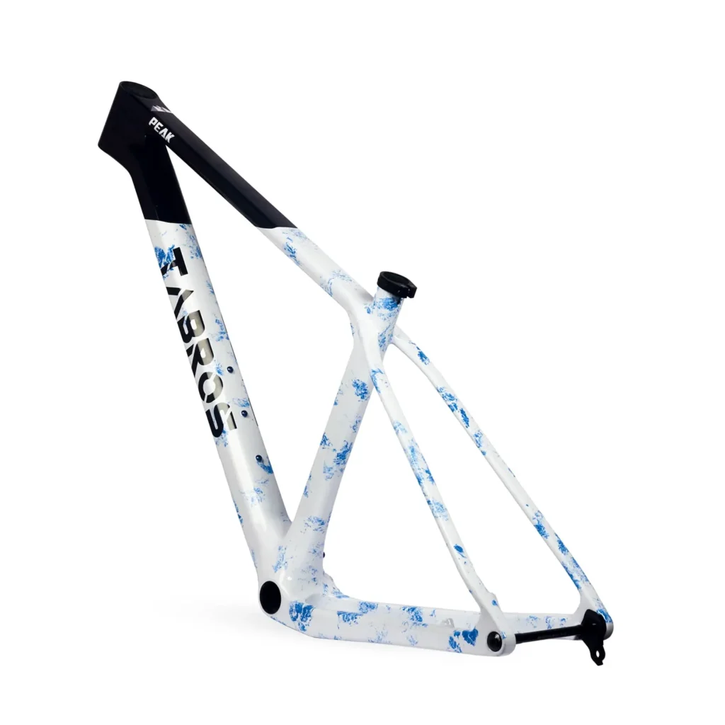 Dettaglio del telaio TABROS Peak progettato per rigidità e controllo