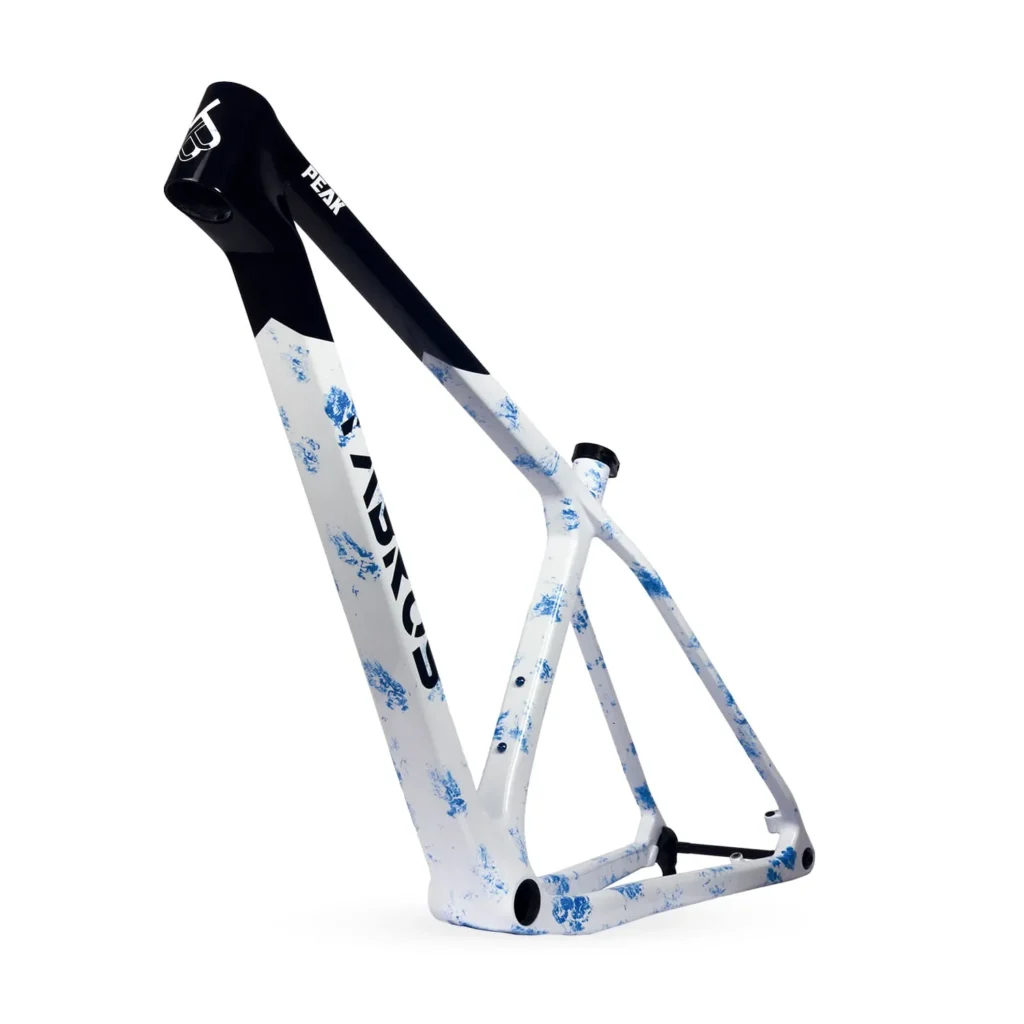 Telaio TABROS Peak in carbonio visto lateralmente