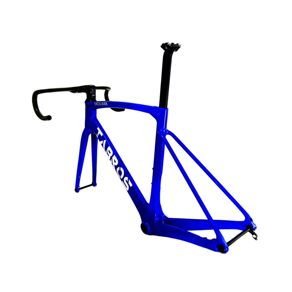 Telaio TABROS Excelsior in carbonio visto lateralmente